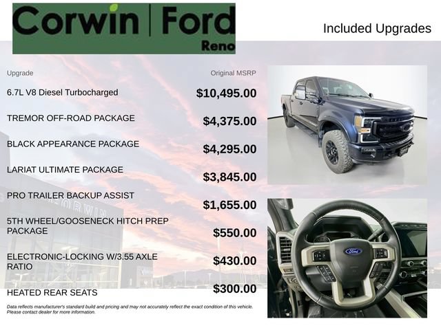 Certified 2022 Ford F350 Lariat w/ Tremor Off-Road Package AWD/4WD image 3