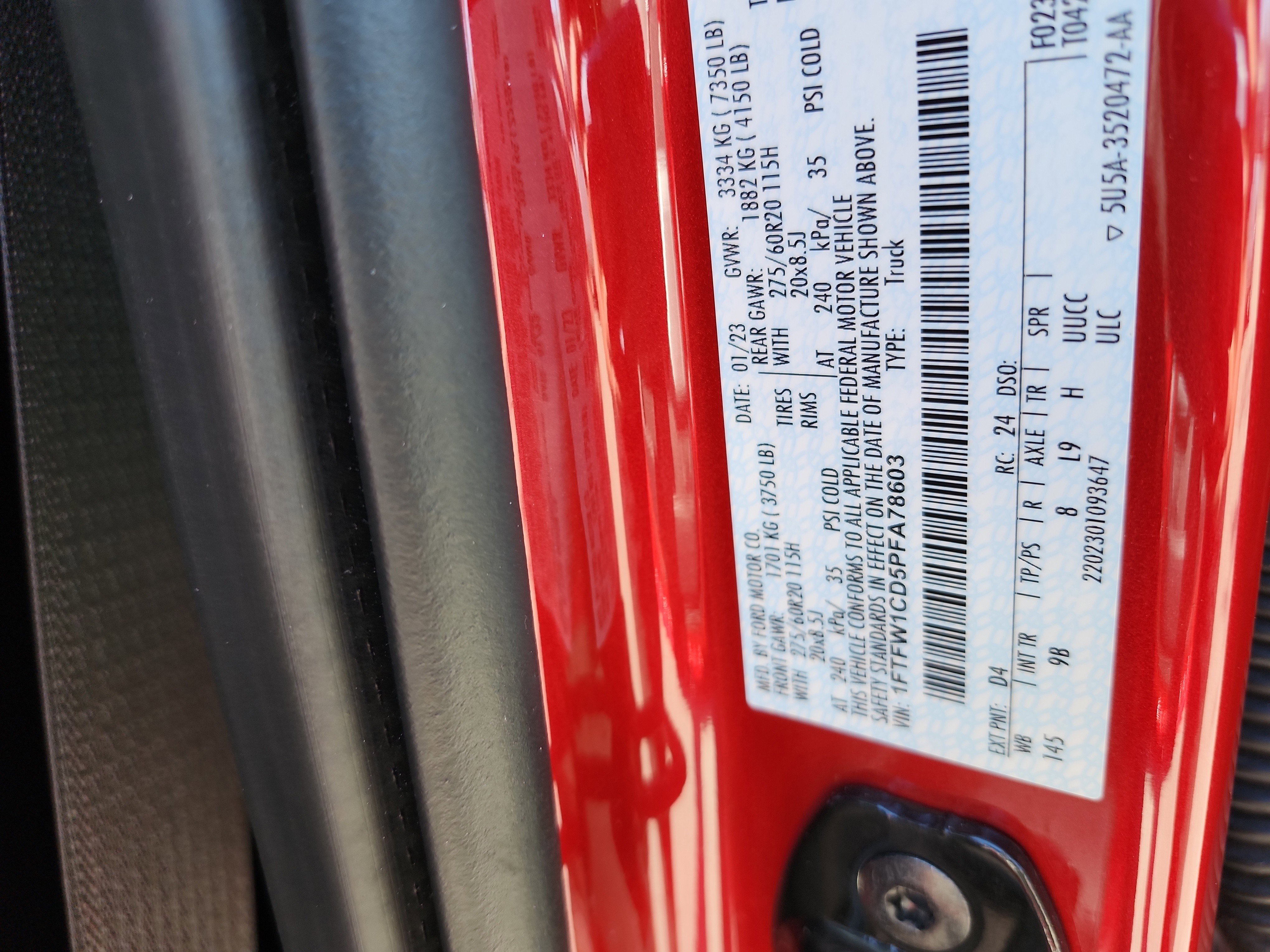 Certified 2023 Ford F150 Platinum w/ Equipment Group 701A High image 27