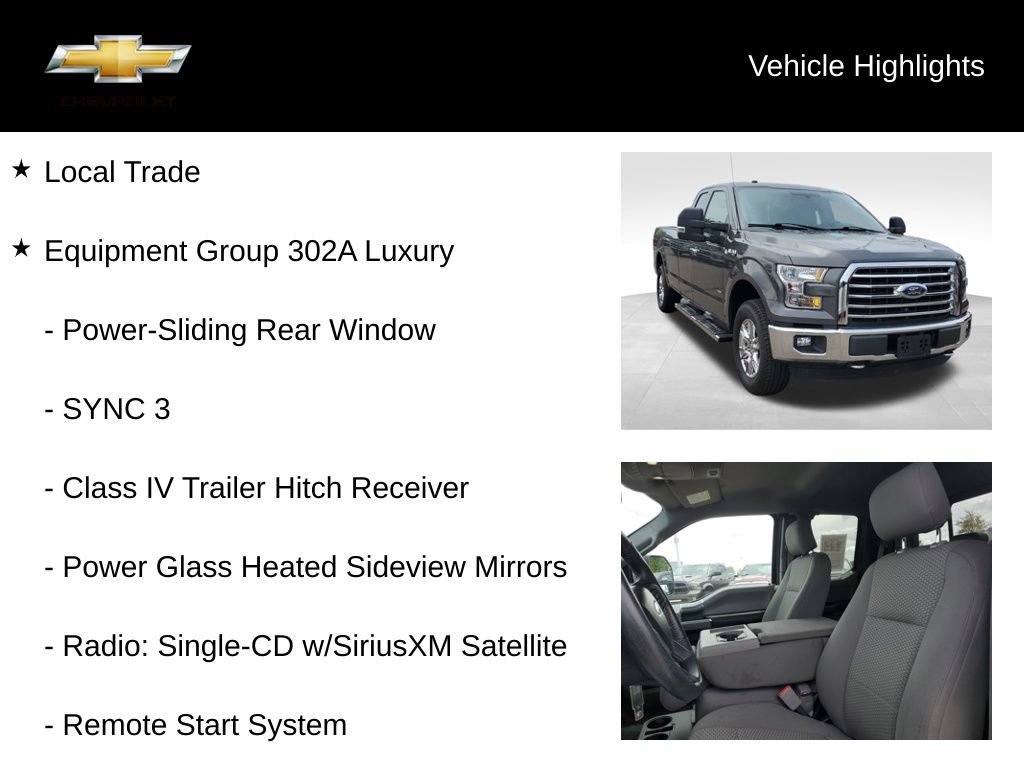 Used 2016 Ford F150 XLT w/ Equipment Group 302A Luxury AWD/4WD image 18