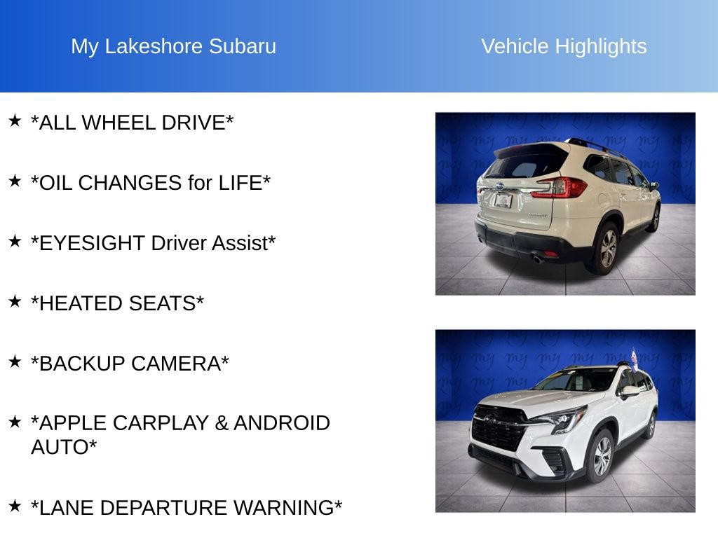 Certified 2025 Subaru Ascent Premium AWD/4WD image 6