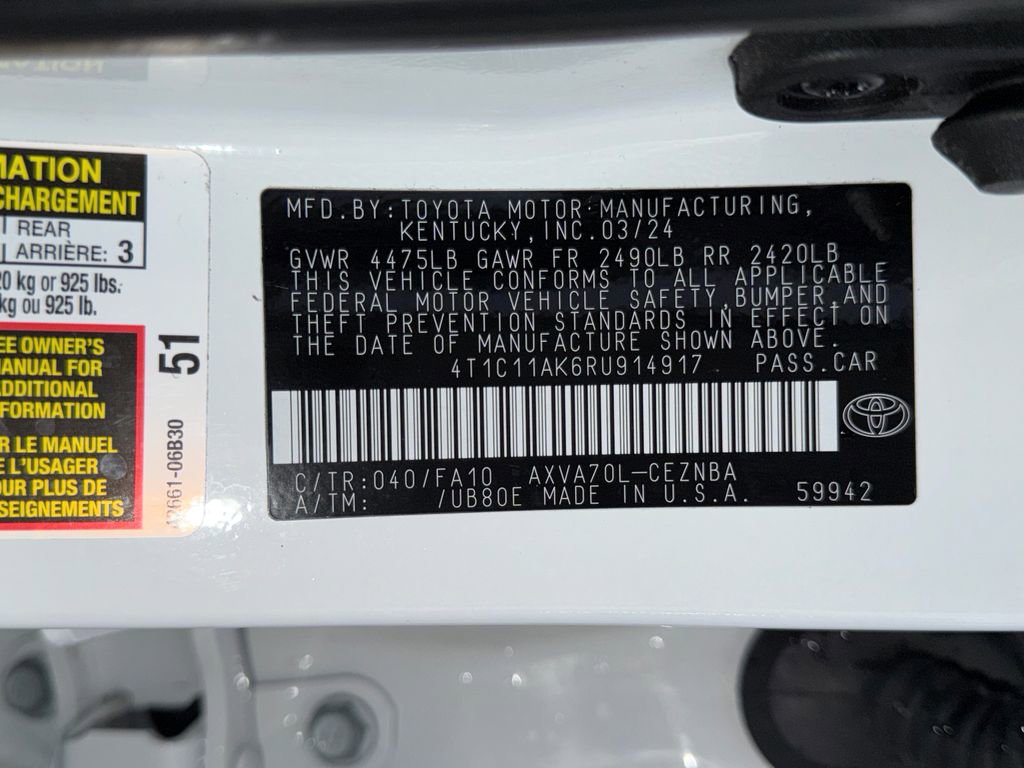 Used 2024 Toyota Camry LE image 29