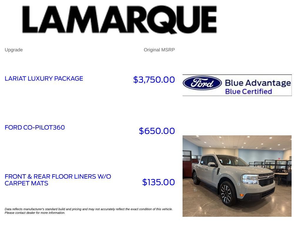 Used 2022 Ford Maverick Lariat w/ Lariat Luxury Package FWD image 10