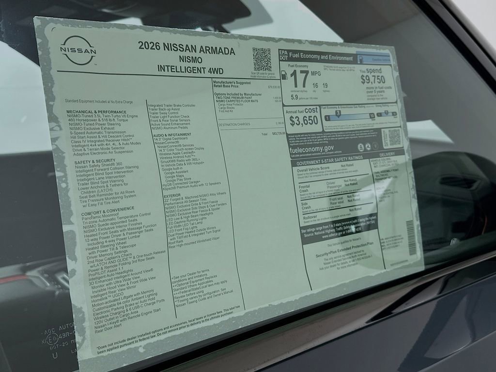 New 2026 Nissan Armada NISMO image 13