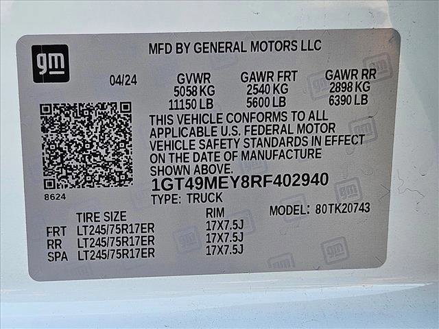 Used 2024 GMC Sierra 2500 SLE w/ SLE Convenience Package image 21