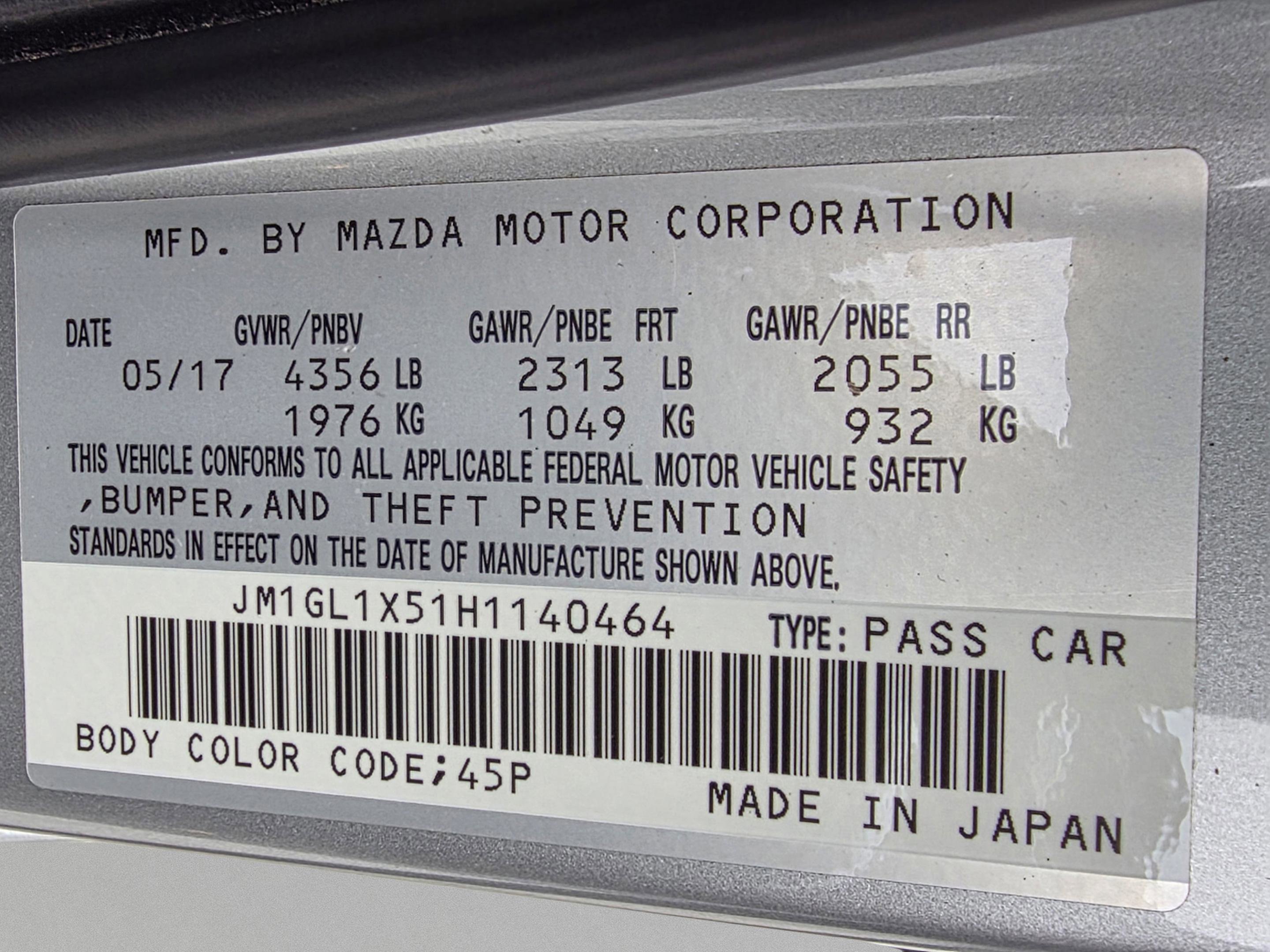 Used 2017 MAZDA MAZDA6 Grand Touring image 29