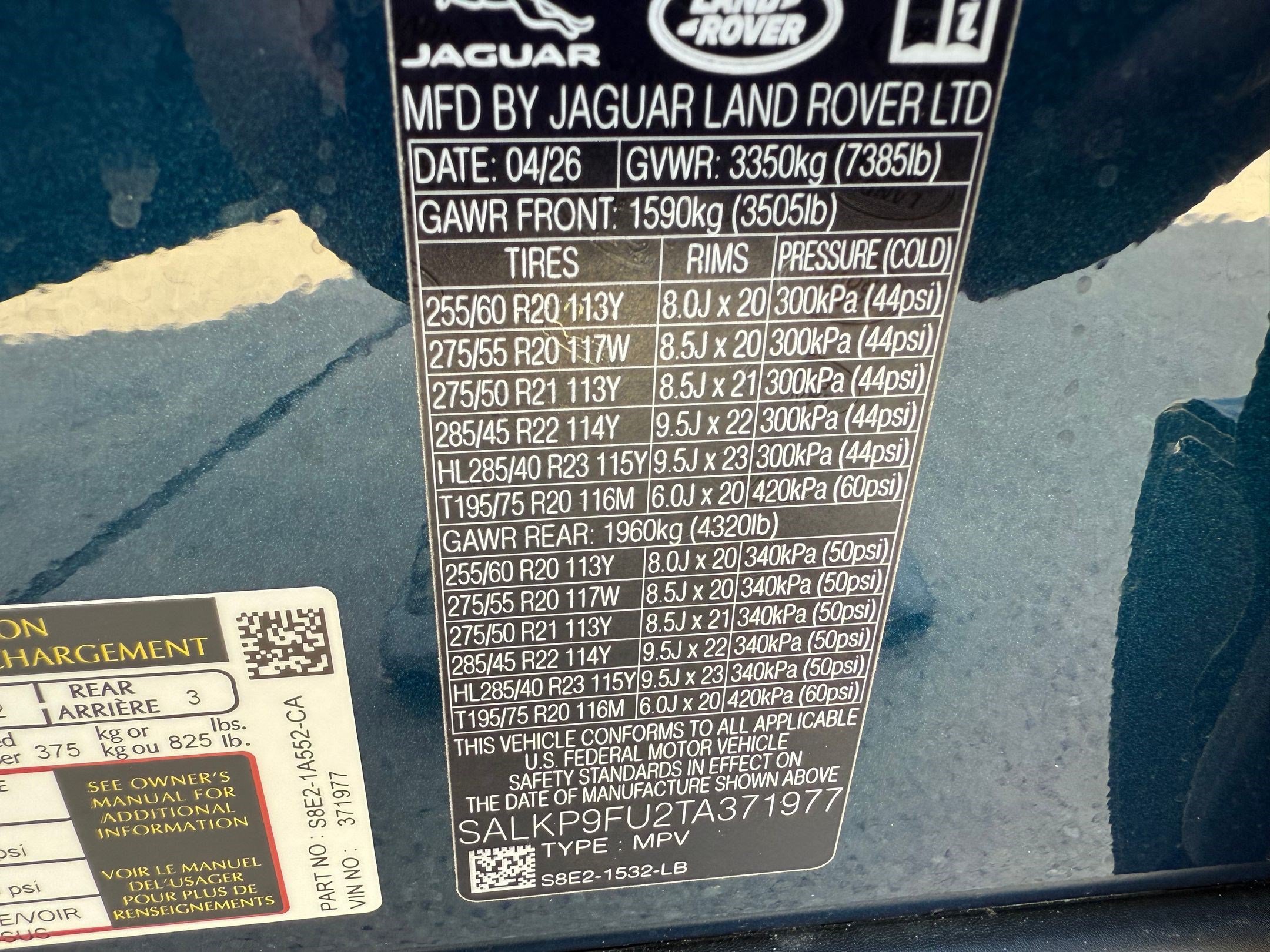 New 2026 Land Rover Range Rover SE AWD/4WD image 20