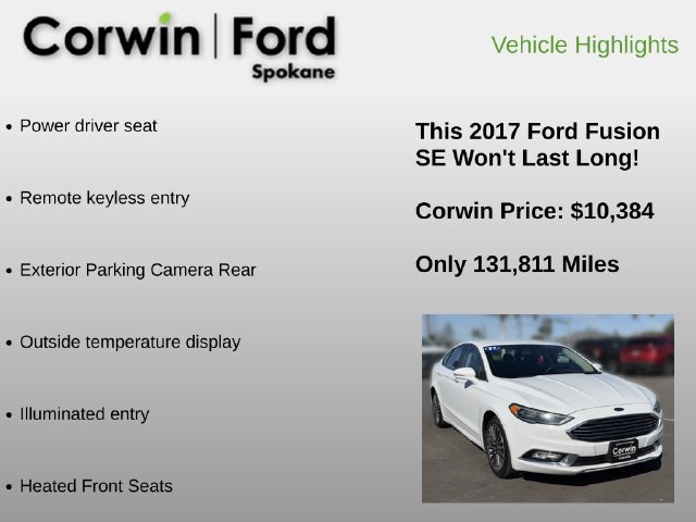 Used 2017 Ford Fusion SE AWD/4WD image 6