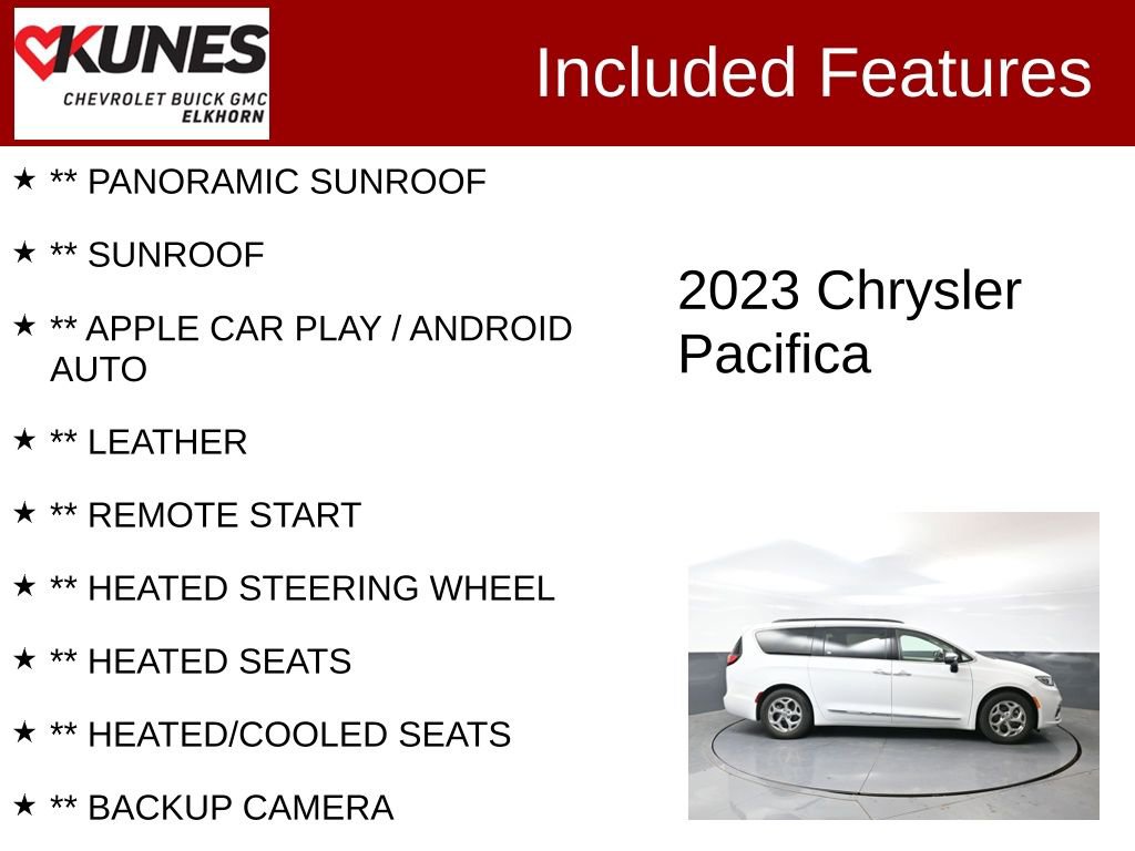 Used 2023 Chrysler Pacifica Limited FWD image 2