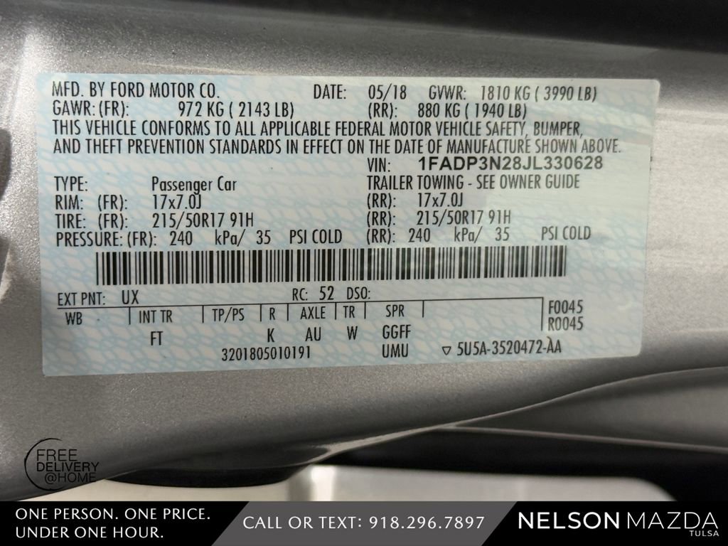 Used 2018 Ford Focus Titanium FWD image 53