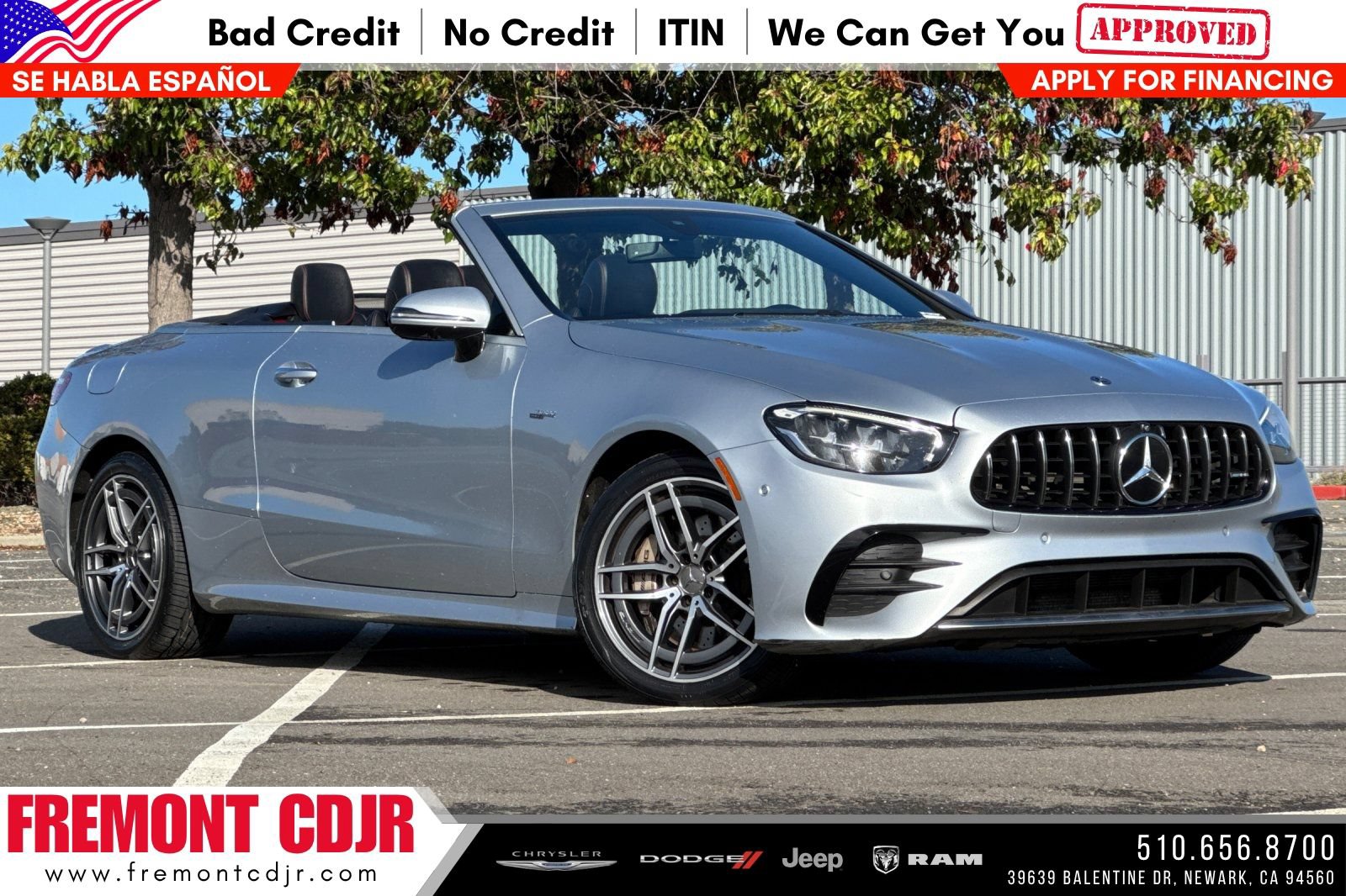Used 2021 Mercedes-Benz E 53 AMG 4MATIC Cabriolet image 1