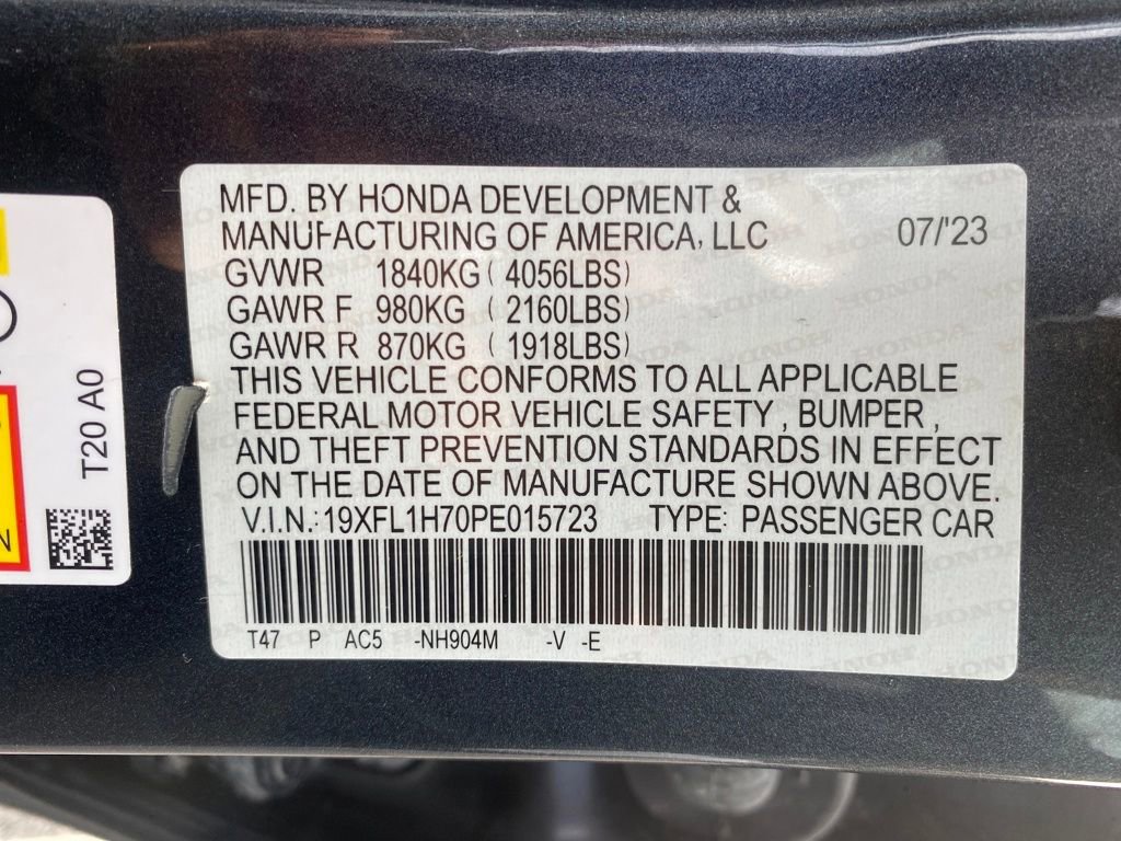 Certified 2023 Honda Civic EX-L image 43