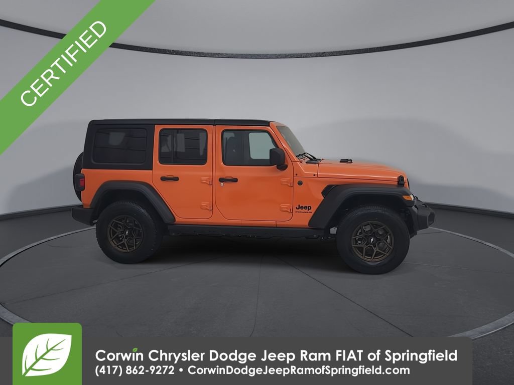 Certified 2025 Jeep Wrangler Unlimited Sport AWD/4WD image 7