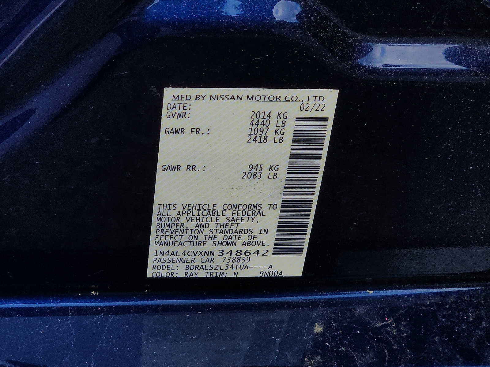 Used 2022 Nissan Altima 2.0 SR image 26