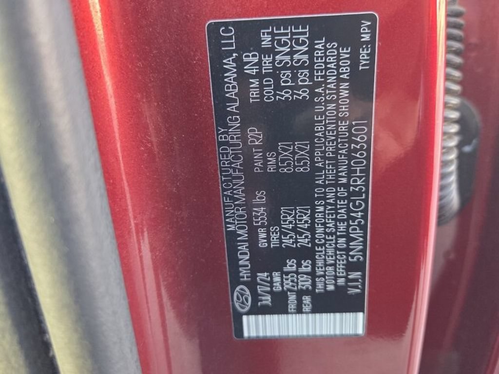 Used 2024 Hyundai Santa Fe Calligraphy FWD image 7