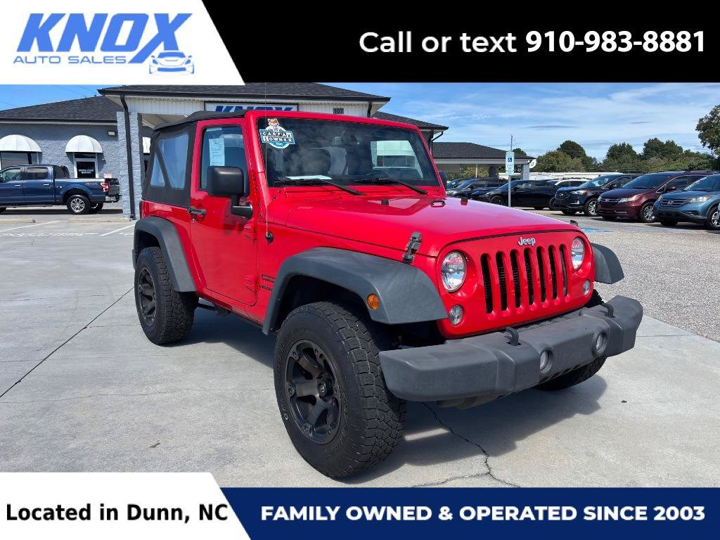 Used 2015 Jeep Wrangler Sport w/ Quick Order Package 24S AWD/4WD image 1