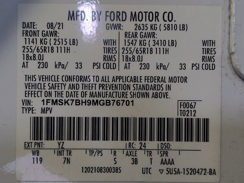 Used 2021 Ford Explorer 2WD image 33