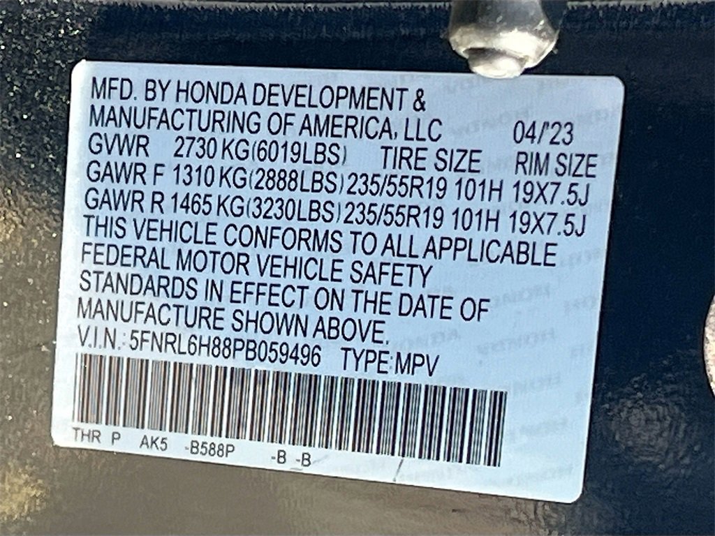 Used 2023 Honda Odyssey Touring image 35