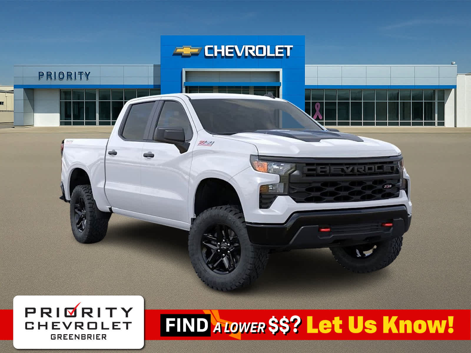 New 2026 Chevrolet Silverado 1500 Custom Trail Boss AWD/4WD image 1