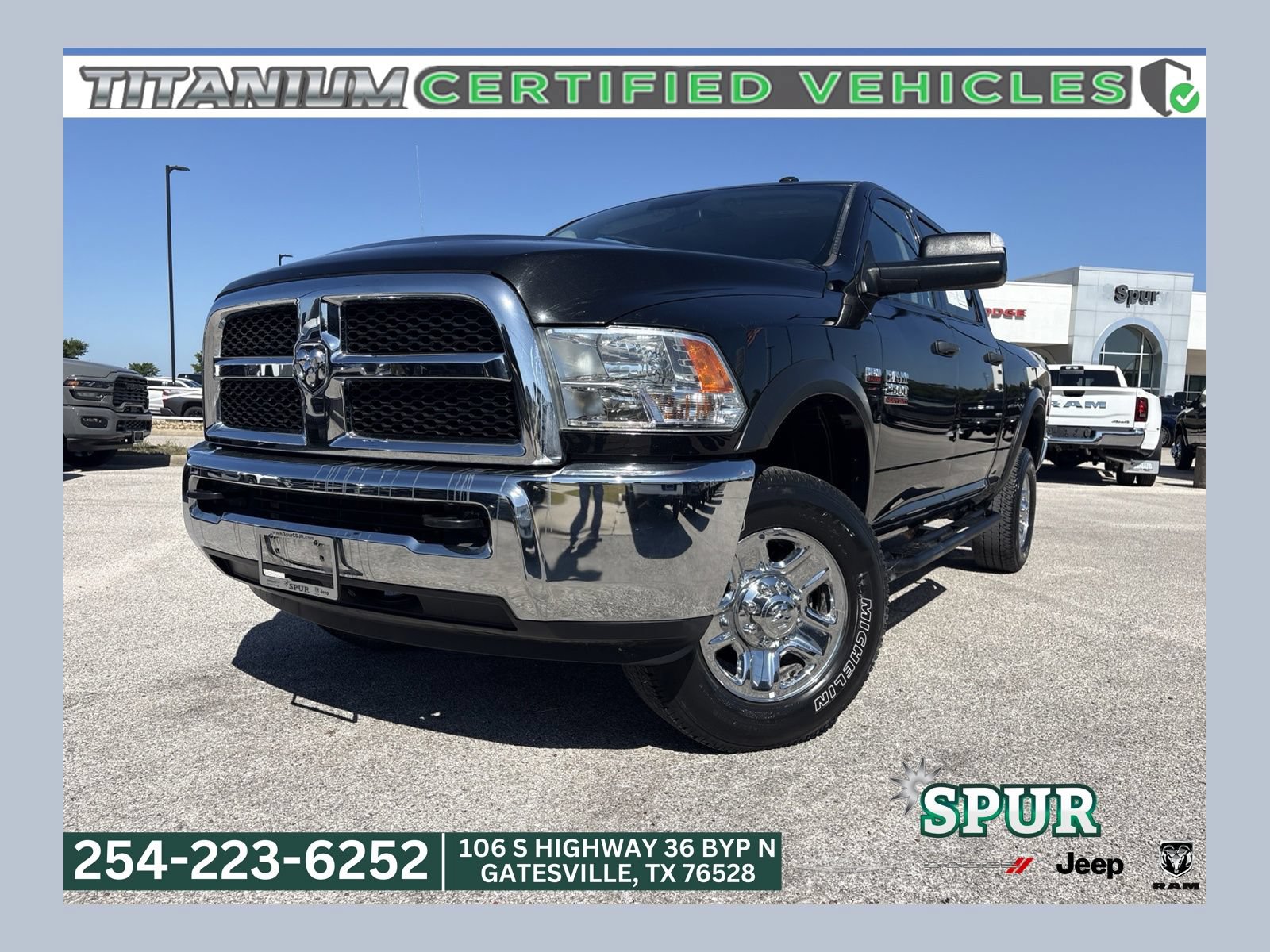 Used 2018 RAM 2500 Tradesman w/ Chrome Appearance Group AWD/4WD image 1