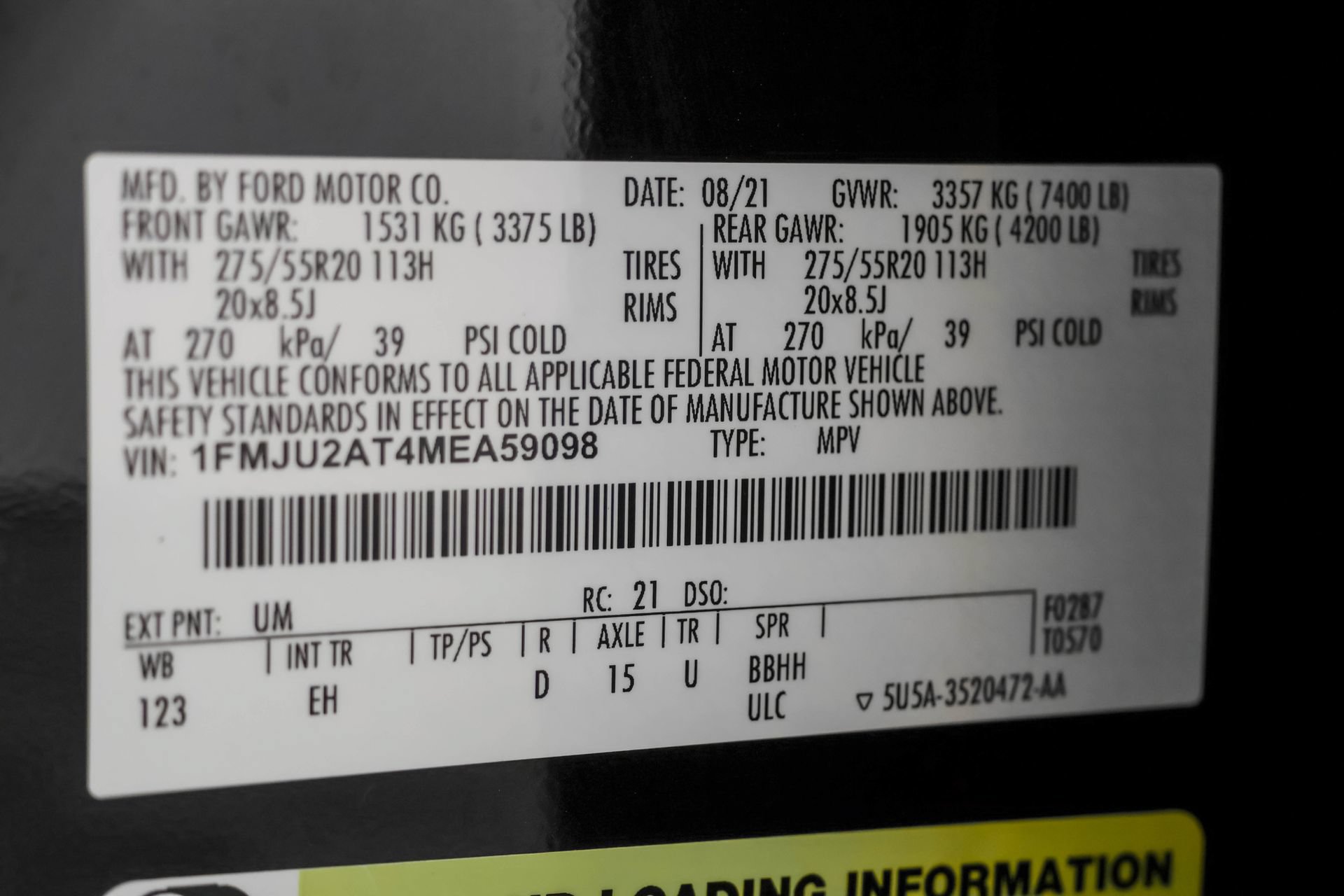 Used 2021 Ford Expedition Limited AWD/4WD image 53