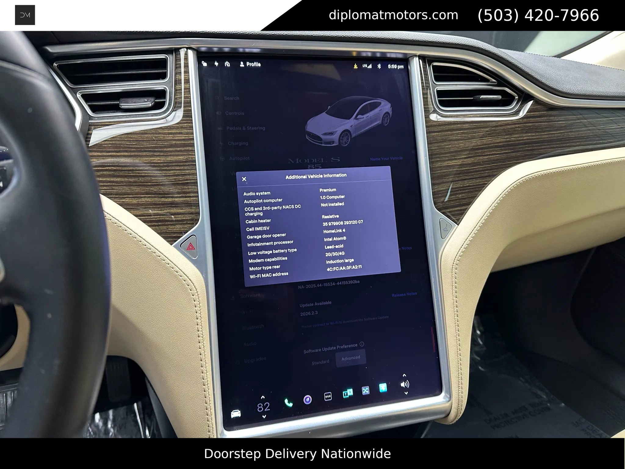 Used 2015 Tesla Model S 85 image 34