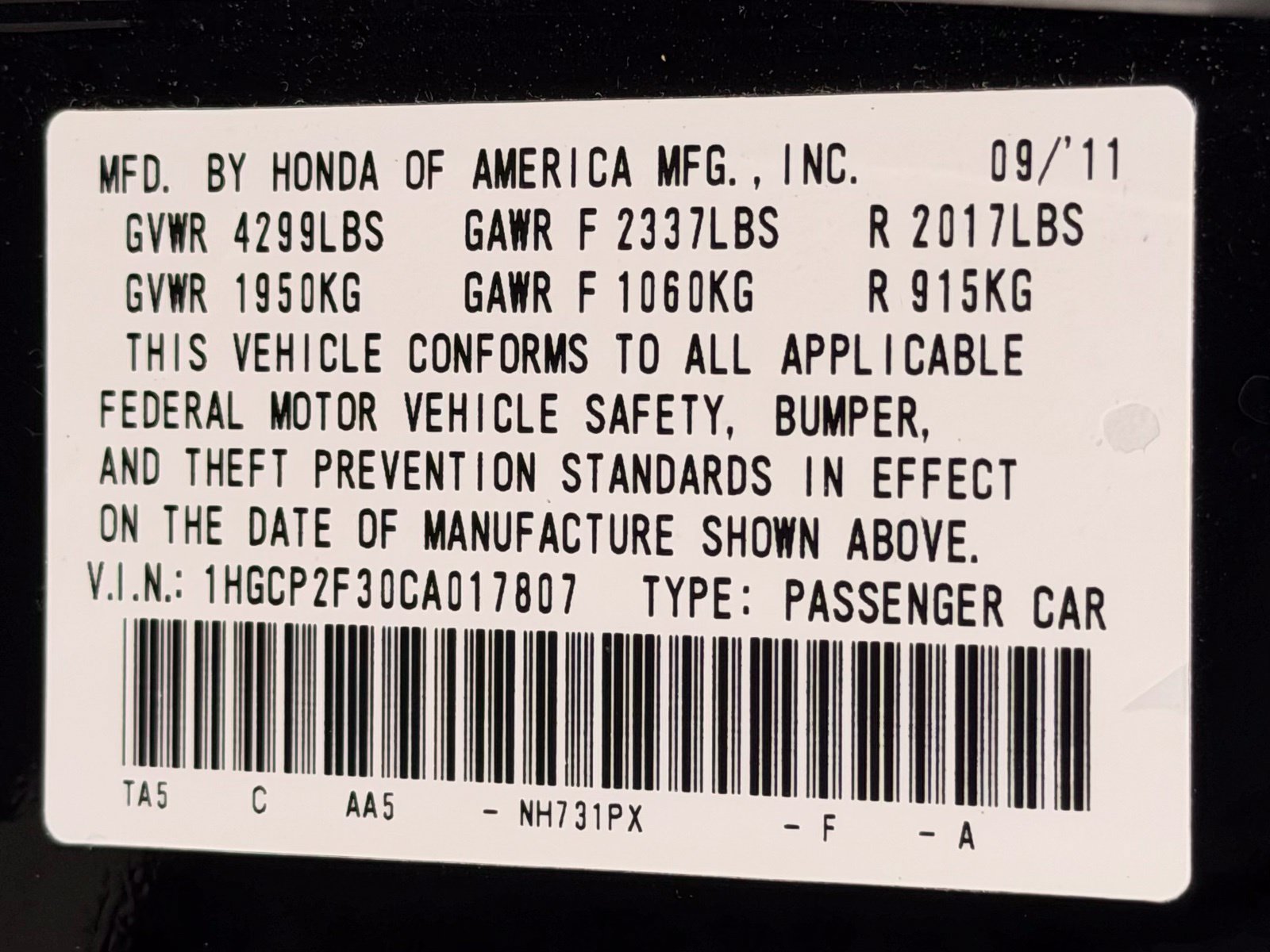 Used 2012 Honda Accord LX image 33