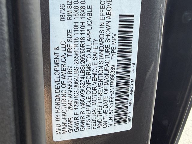 New 2026 Honda Passport RTL image 40