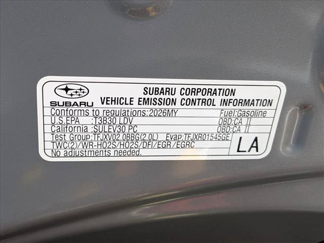 Certified 2026 Subaru Impreza 2.0i Sport AWD/4WD image 23