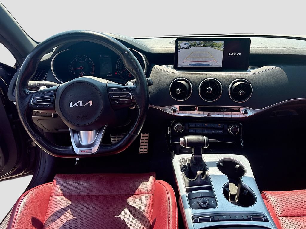 Used 2022 Kia Stinger GT1 w/ Red Interior Color Package RWD image 32