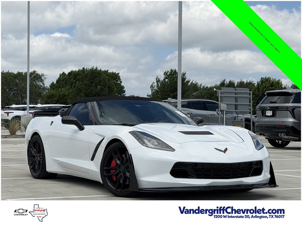 Used 2014 Chevrolet Corvette Stingray Convertible w/ 3LT Preferred Equipment Group RWD image 2
