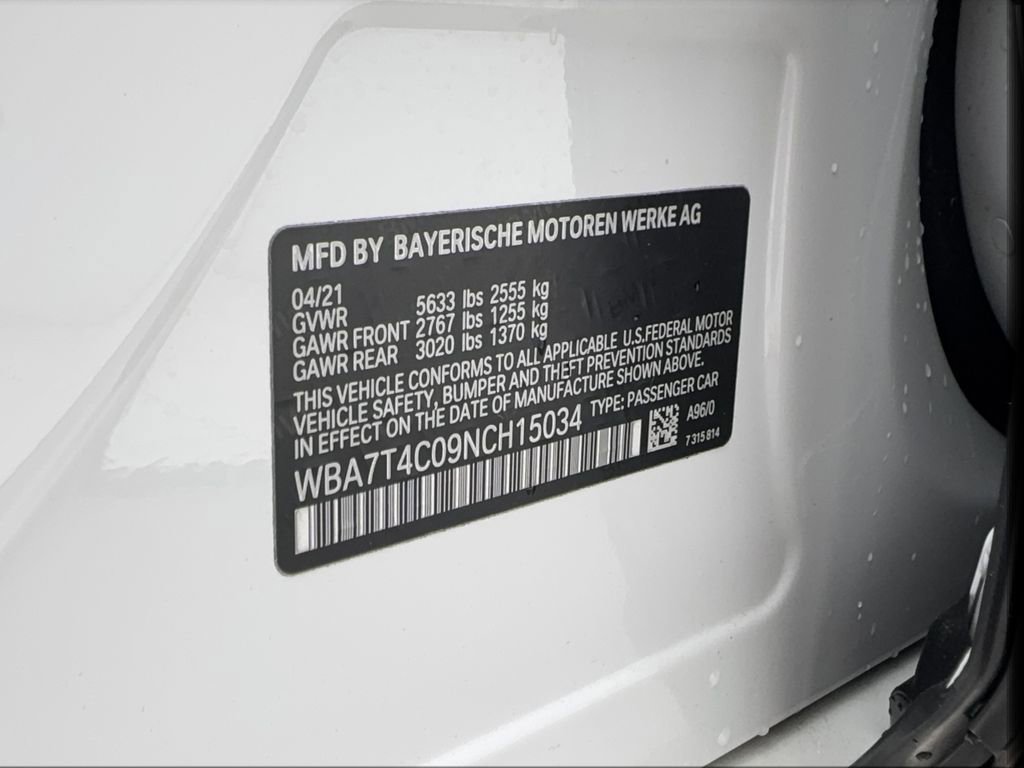 Used 2022 BMW 740i xDrive w/ Premium Package AWD/4WD image 53