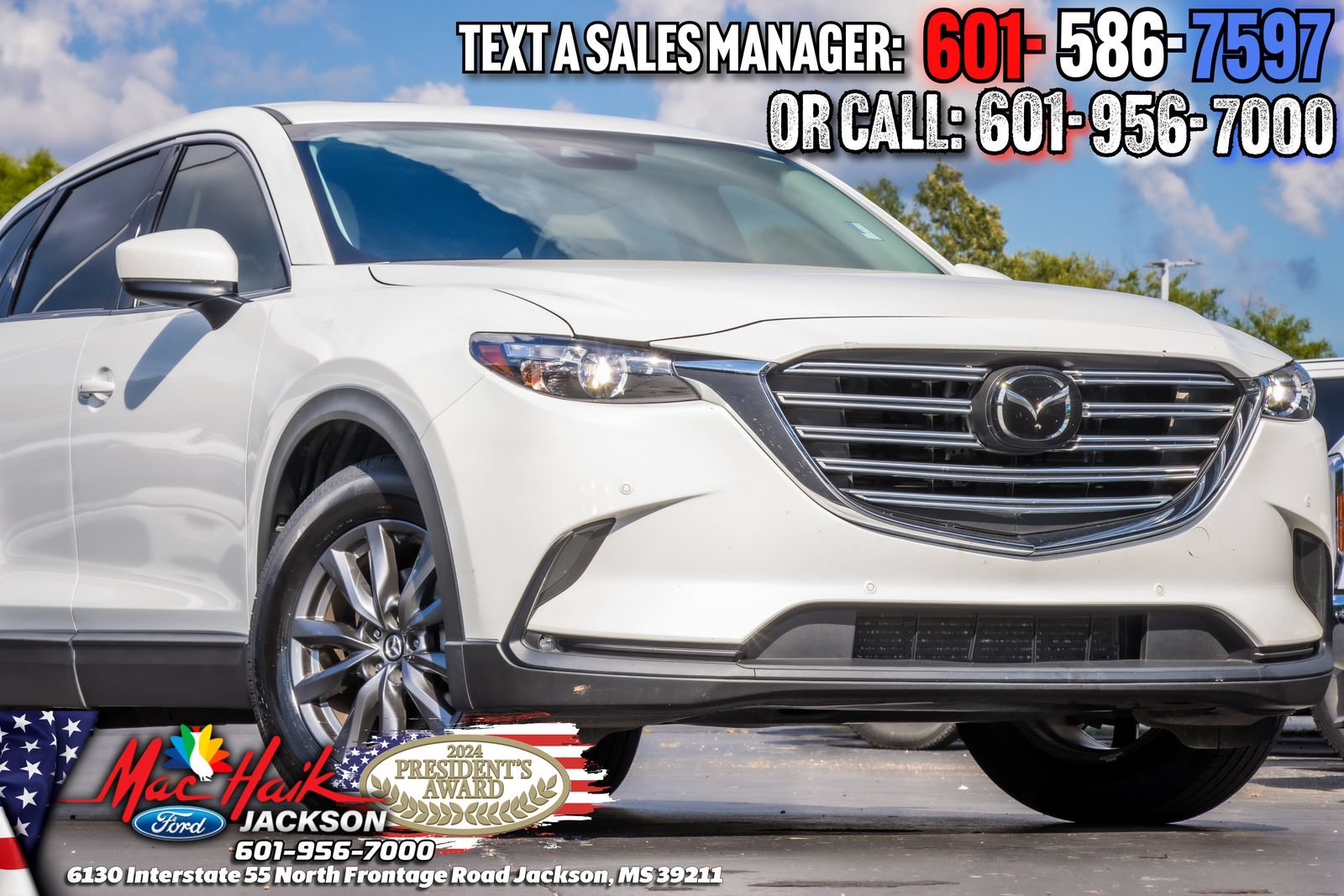 Used 2021 MAZDA CX-9 Touring w/ Touring Premium Package FWD image 2