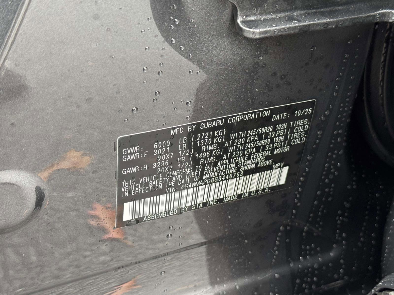 New 2025 Subaru Ascent Limited image 18