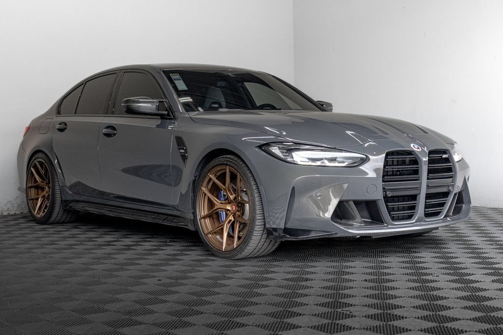 Used 2023 BMW M3 w/ M Carbon Exterior Package RWD image 7