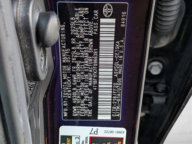 Used 2015 Toyota Camry SE image 24