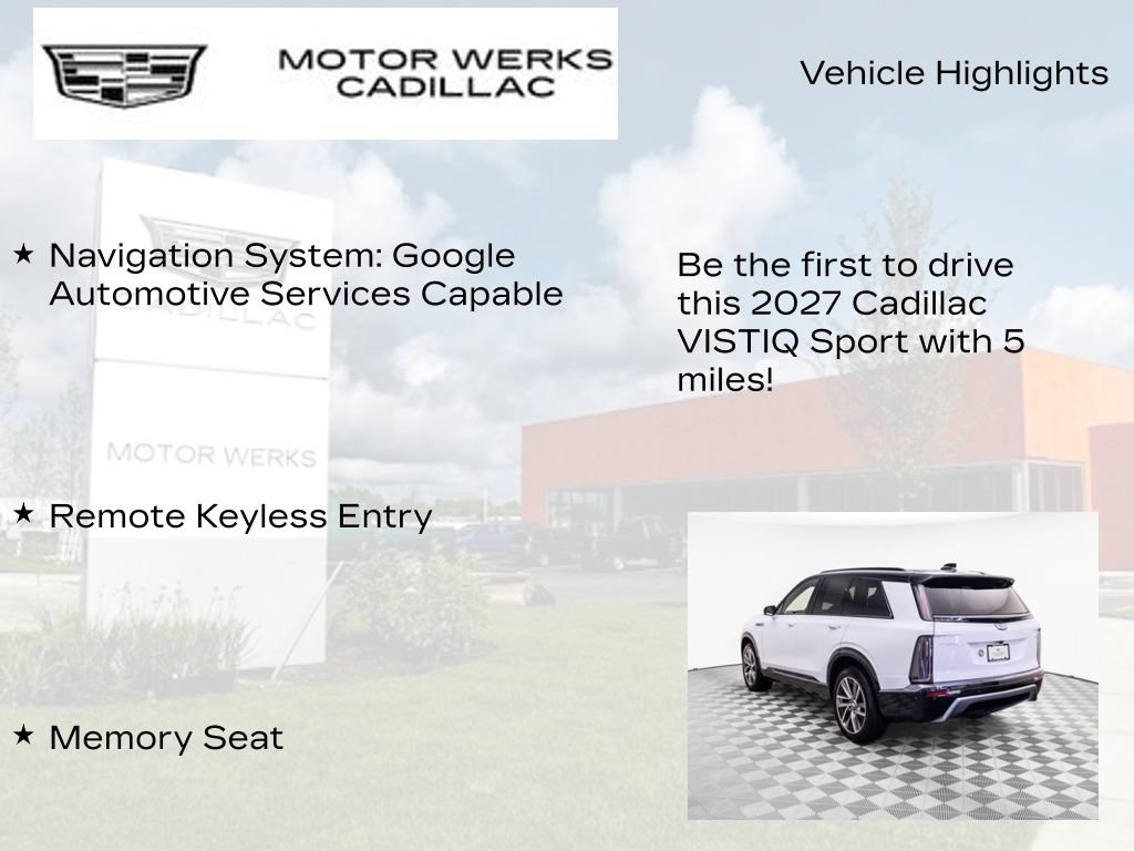 New 2027 Cadillac Vistiq Luxury w/ LPO, Floor Liner Package AWD/4WD image 12