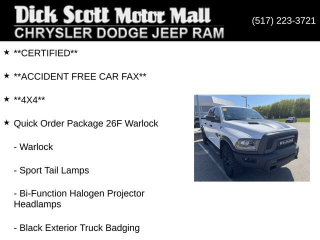Certified 2024 RAM 1500 Warlock AWD/4WD image 4
