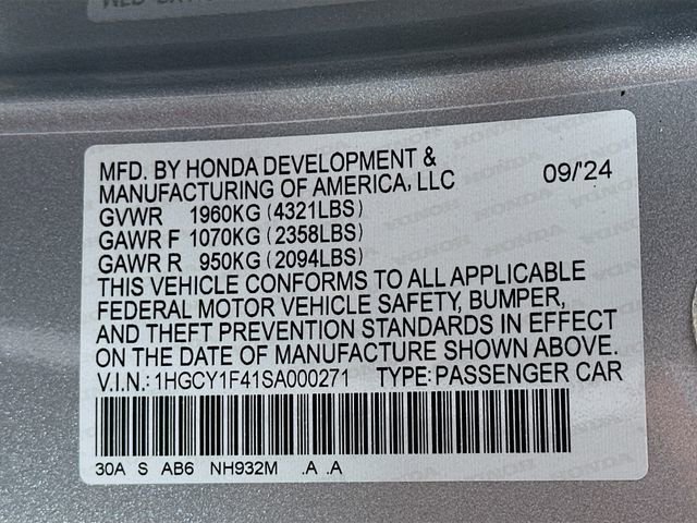 Certified 2025 Honda Accord SE image 33