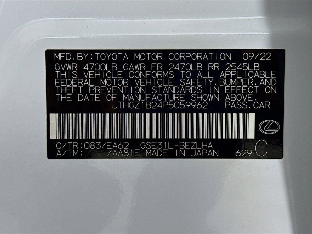 Certified 2023 Lexus IS 350 F Sport w/ Navigation Package image 34