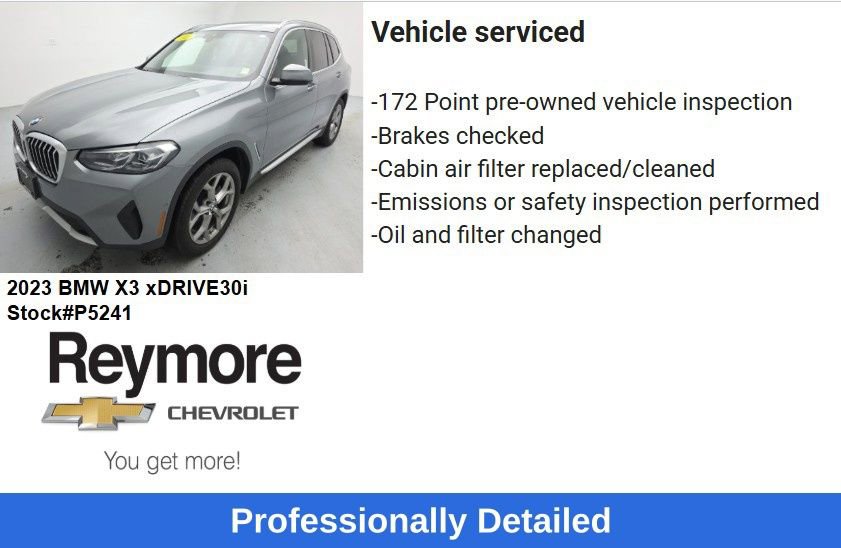 Used 2023 BMW X3 xDrive30i w/ Premium Package AWD/4WD image 54