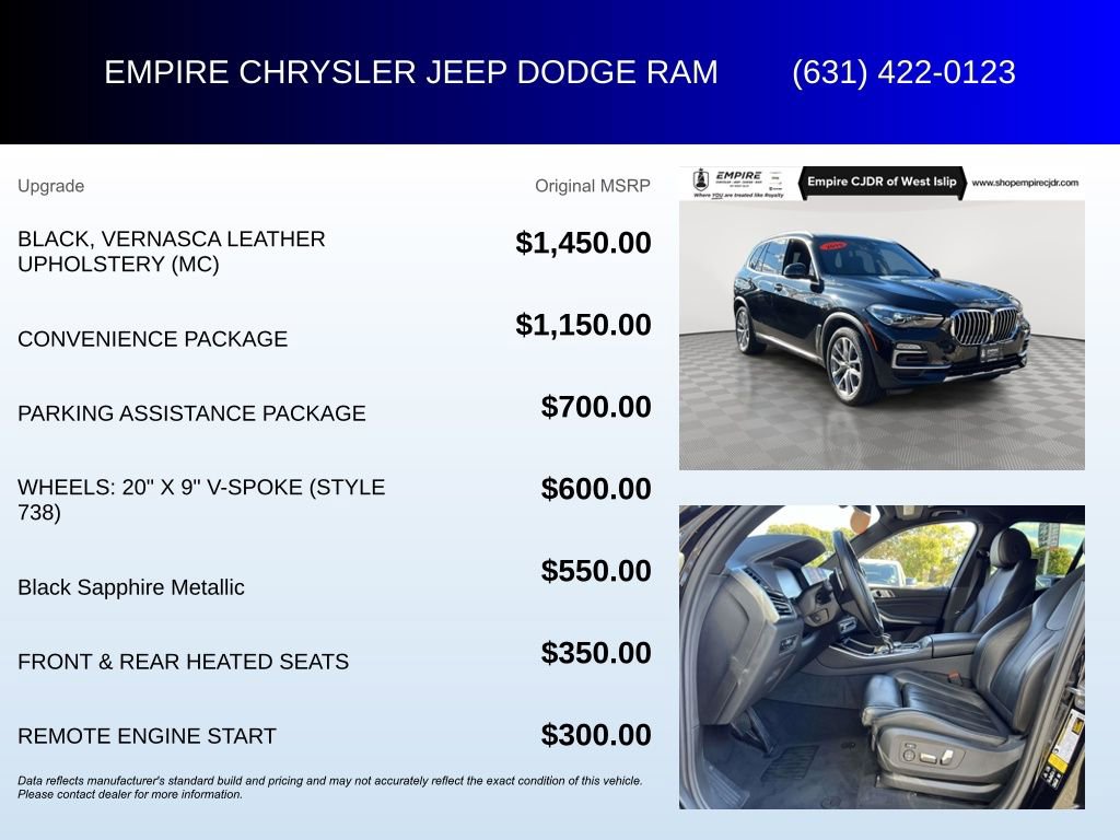 Used 2019 BMW X5 xDrive40i w/ Convenience Package image 6