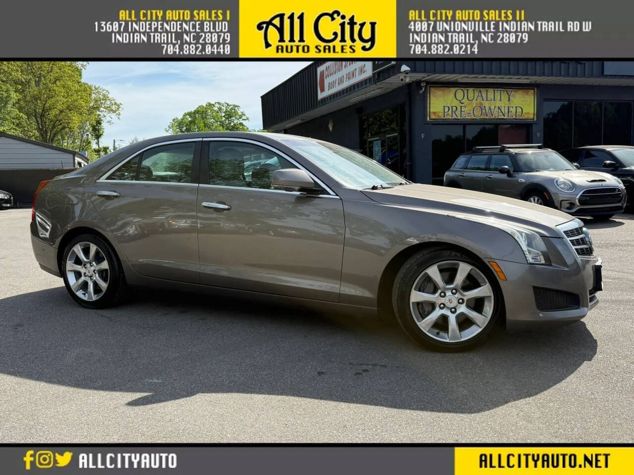 Used 2014 Cadillac ATS Luxury w/ Sun And Sound Package RWD image 1