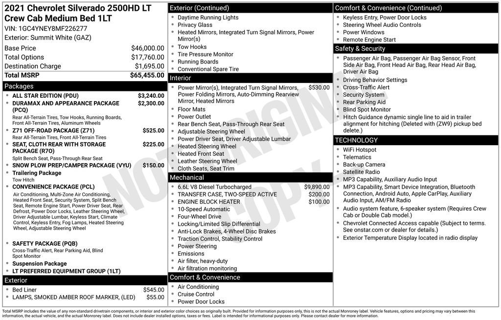 Certified 2021 Chevrolet Silverado 2500 LT w/ All Star Edition AWD/4WD image 8