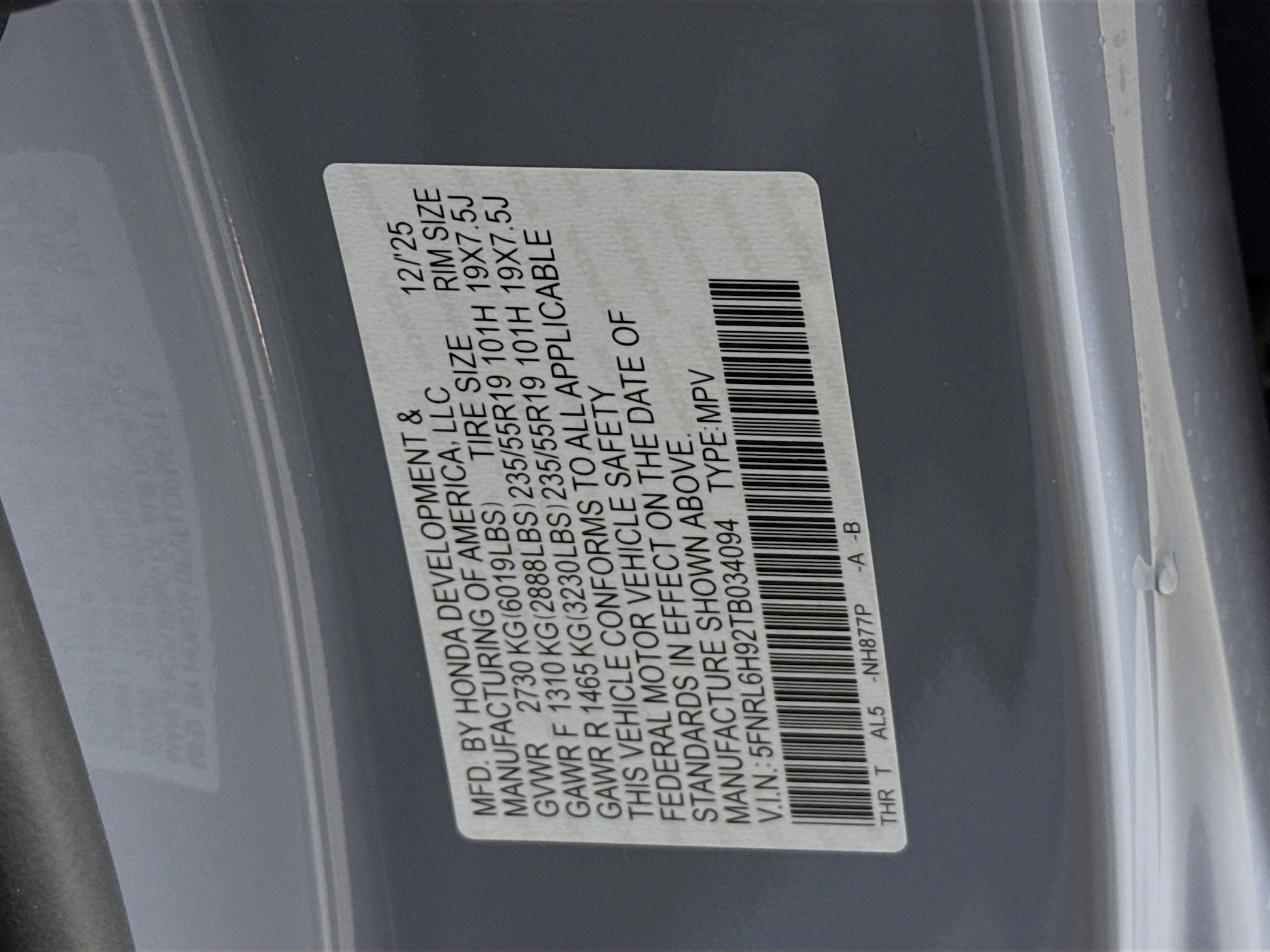 New 2026 Honda Odyssey Elite image 42