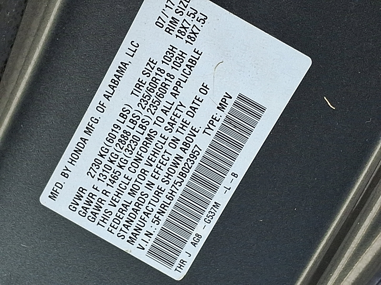 Used 2018 Honda Odyssey EX-L image 26