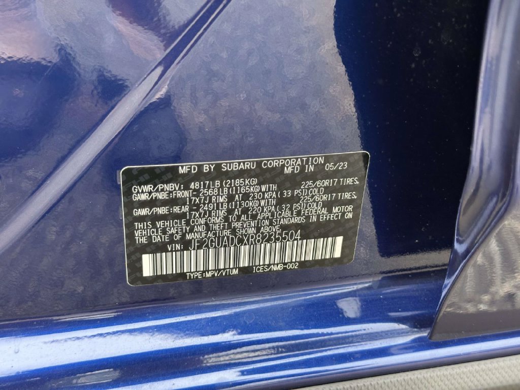 Certified 2024 Subaru Crosstrek 2.0i Premium AWD/4WD image 13