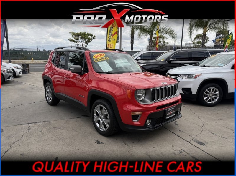 Used 2020 Jeep Renegade Limited w/ UConnect 8.4 Nav Group