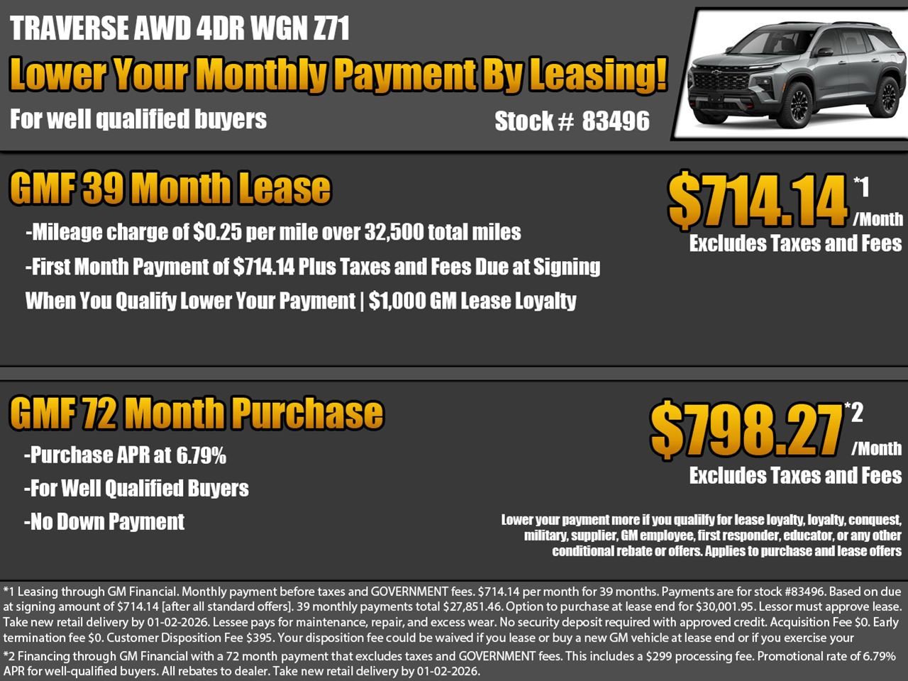New 2026 Chevrolet Traverse Z71 image 2