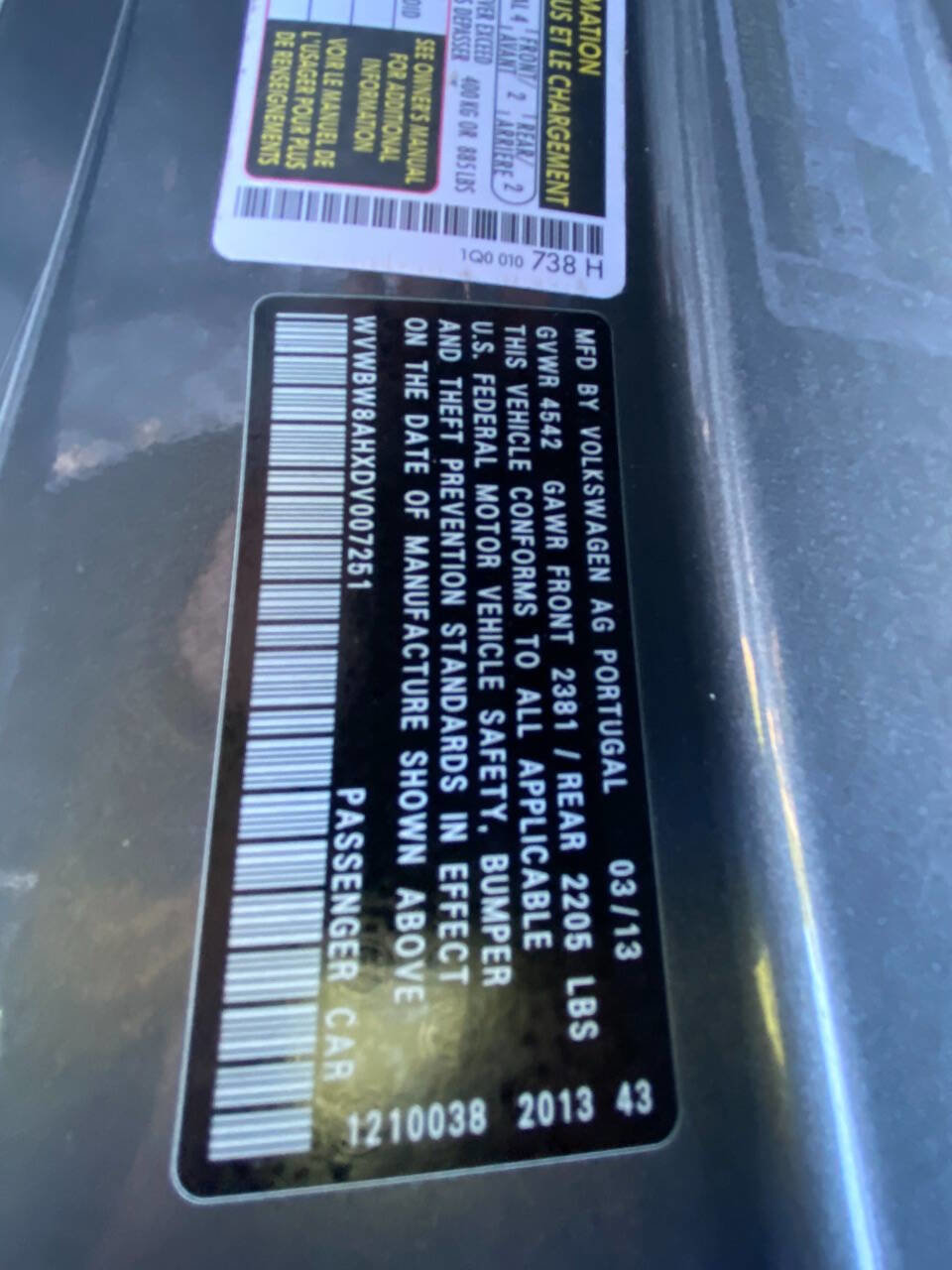 Used 2013 Volkswagen Eos FWD image 58