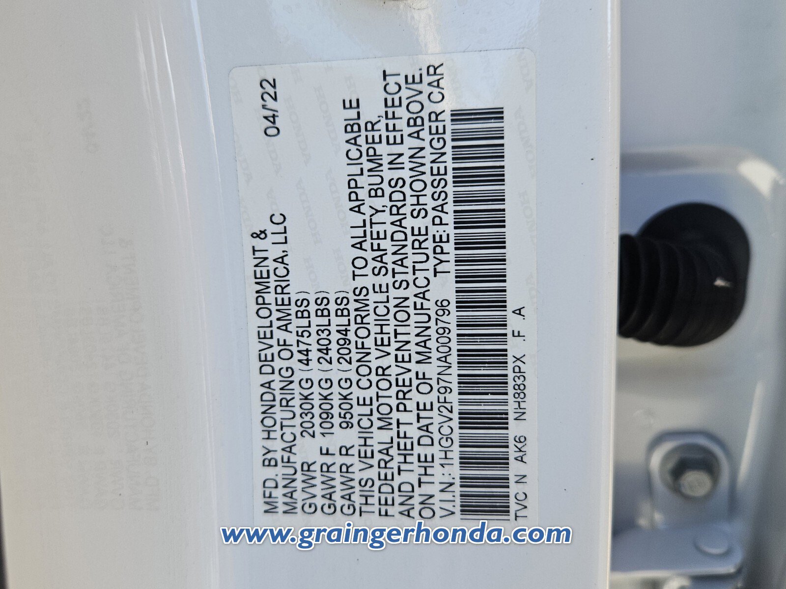 Certified 2022 Honda Accord Touring image 14